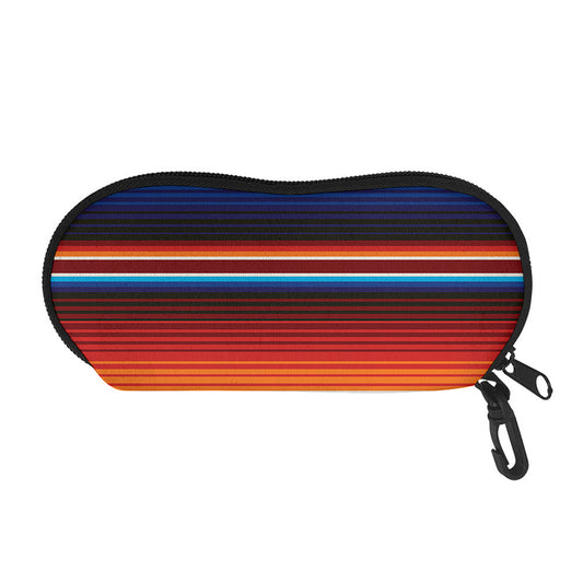 Tribal Mexican Blanket Pattern Print Glasses Case