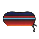 Tribal Mexican Blanket Pattern Print Glasses Case