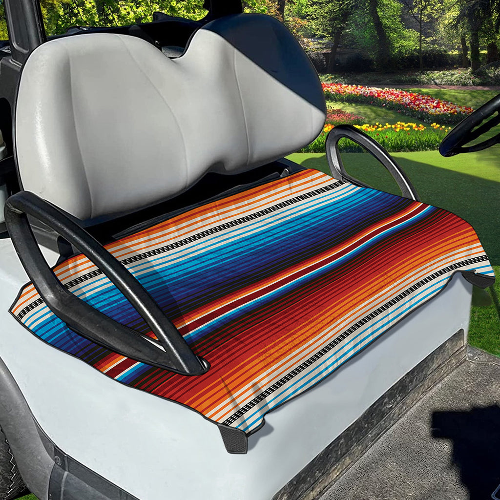 Tribal Mexican Blanket Pattern Print Golf Cart Seat Cover