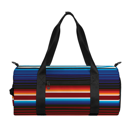 Tribal Mexican Blanket Pattern Print Gym Bag