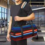 Tribal Mexican Blanket Pattern Print Gym Bag