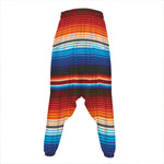 Tribal Mexican Blanket Pattern Print Hammer Pants