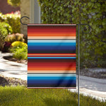 Tribal Mexican Blanket Pattern Print House Flag