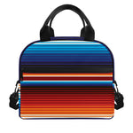 Tribal Mexican Blanket Pattern Print Insulated Lunch Bag