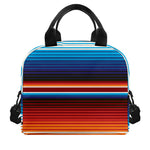 Tribal Mexican Blanket Pattern Print Insulated Lunch Bag