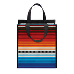 Tribal Mexican Blanket Pattern Print Insulated Lunch Tote