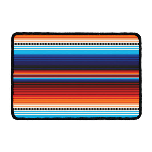 Tribal Mexican Blanket Pattern Print Kitchen Mat