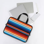 Tribal Mexican Blanket Pattern Print Laptop Sleeve With Handle