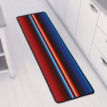 Tribal Mexican Blanket Pattern Print Long Kitchen Mat