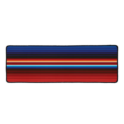 Tribal Mexican Blanket Pattern Print Long Kitchen Mat