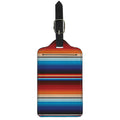 Tribal Mexican Blanket Pattern Print Luggage Tag