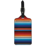 Tribal Mexican Blanket Pattern Print Luggage Tag