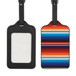 Tribal Mexican Blanket Pattern Print Luggage Tag