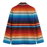 Tribal Mexican Blanket Pattern Print Men's Blazer
