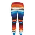 Tribal Mexican Blanket Pattern Print Men's leggings