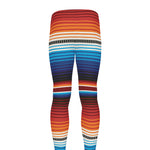 Tribal Mexican Blanket Pattern Print Men's leggings