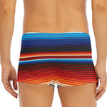 Tribal Mexican Blanket Pattern Print Men's Short Boxer Briefs