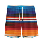 Tribal Mexican Blanket Pattern Print Men's Sports Shorts