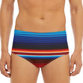 Tribal Mexican Blanket Pattern Print Men's Triangle Swim Briefs
