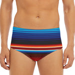 Tribal Mexican Blanket Pattern Print Men's Triangle Swim Briefs