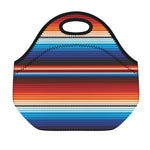 Tribal Mexican Blanket Pattern Print Neoprene Lunch Bag