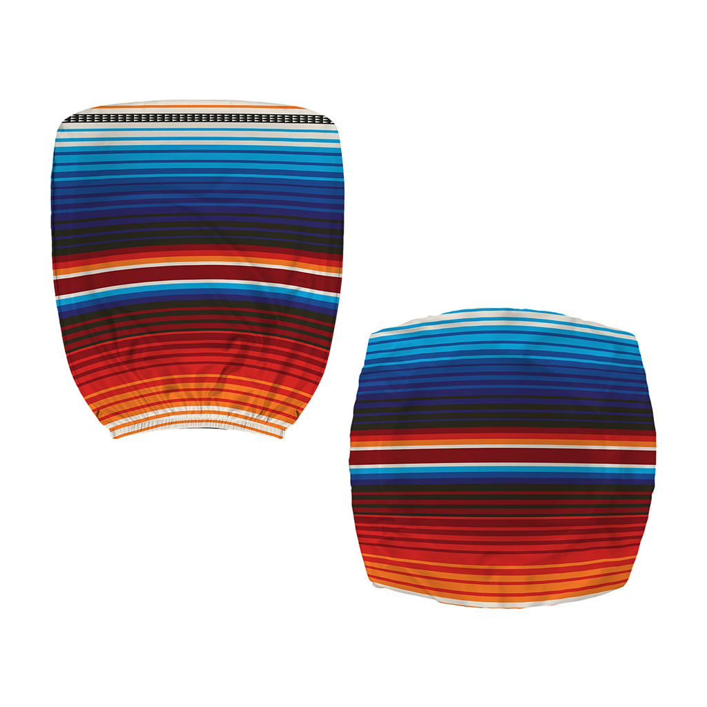 Tribal Mexican Blanket Pattern Print Office Chair Cover