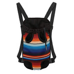 Tribal Mexican Blanket Pattern Print Pet Carrier Backpack