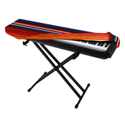 Tribal Mexican Blanket Pattern Print Piano Keyboard Cover