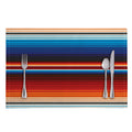 Tribal Mexican Blanket Pattern Print Placemat