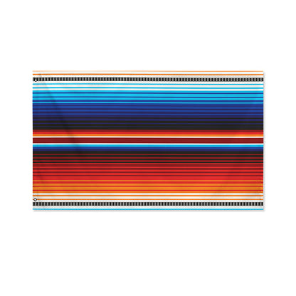 Tribal Mexican Blanket Pattern Print Polyester Flag