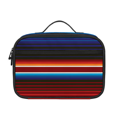 Tribal Mexican Blanket Pattern Print Portable Lunch Bag