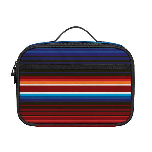Tribal Mexican Blanket Pattern Print Portable Lunch Bag