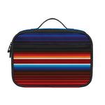 Tribal Mexican Blanket Pattern Print Portable Lunch Bag