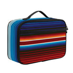 Tribal Mexican Blanket Pattern Print Portable Lunch Bag