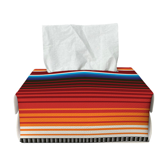 Tribal Mexican Blanket Pattern Print Rectangle Tissue Box Cover