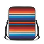 Tribal Mexican Blanket Pattern Print Rectangular Crossbody Bag