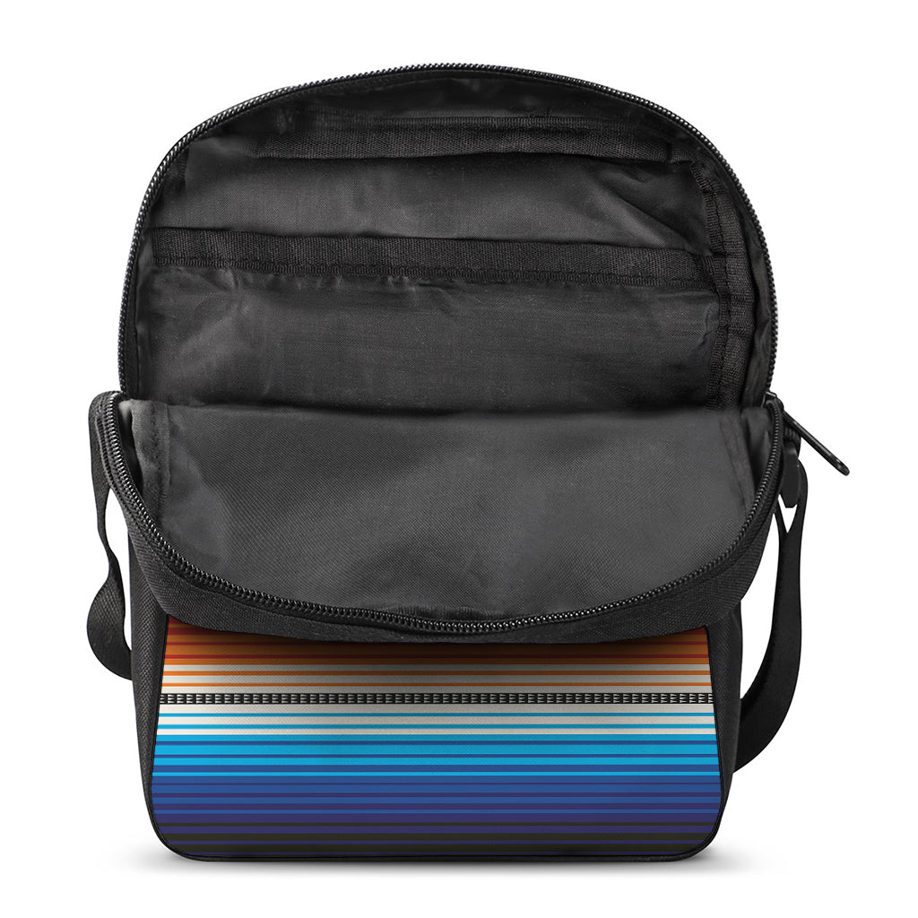 Tribal Mexican Blanket Pattern Print Rectangular Crossbody Bag