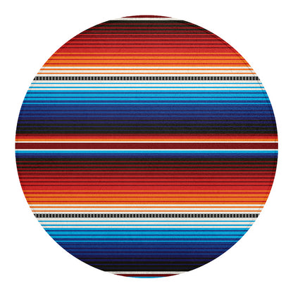 Tribal Mexican Blanket Pattern Print Round Blanket