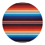 Tribal Mexican Blanket Pattern Print Round Blanket