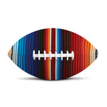 Tribal Mexican Blanket Pattern Print Rugby Ball