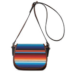 Tribal Mexican Blanket Pattern Print Saddle Bag