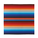 Tribal Mexican Blanket Pattern Print Silk Bandana