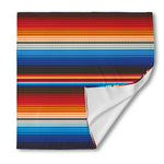 Tribal Mexican Blanket Pattern Print Silk Bandana