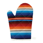 Tribal Mexican Blanket Pattern Print Single Oven Mitt