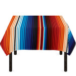 Tribal Mexican Blanket Pattern Print Tablecloth