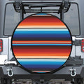Tribal Mexican Blanket Pattern Print Tire Cover