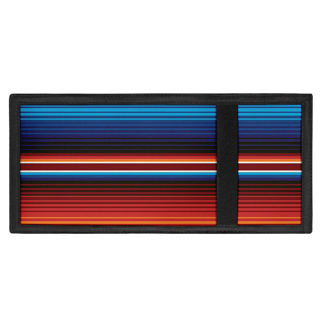 Tribal Mexican Blanket Pattern Print Trifold Wallet