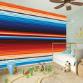 Tribal Mexican Blanket Pattern Print Wall Sticker