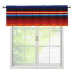 Tribal Mexican Blanket Pattern Print Window Valance