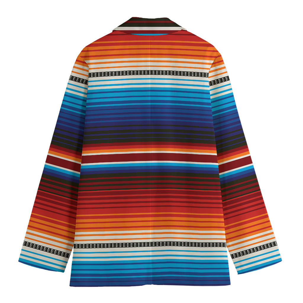 Tribal Mexican Blanket Pattern Print Women's Blazer